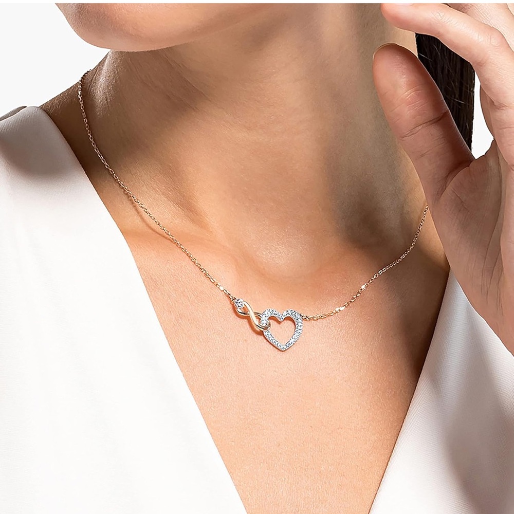 Swarovski Infinity Heart Necklace